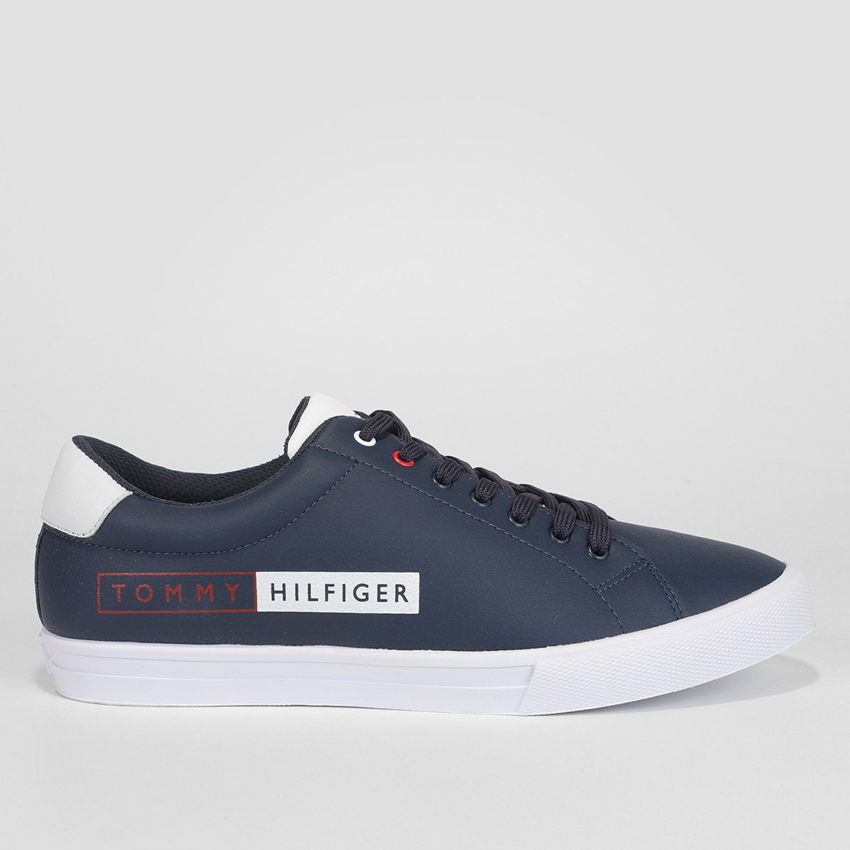 Tênis Tommy Hilfiger Hockney 12Y Masculino-THFM0FM04300 - Marinho Menor preço em Tênis Tommy Hilfiger Hockney 12Y Masculino-THFM0FM04300 - Marinho