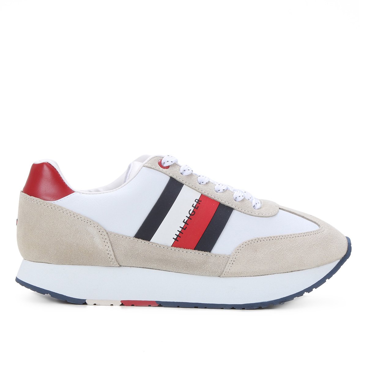 Tênis Tommy Hilfiger Leeds Masculino - Off White Menor preço em Tênis Tommy Hilfiger Leeds Masculino - Off White