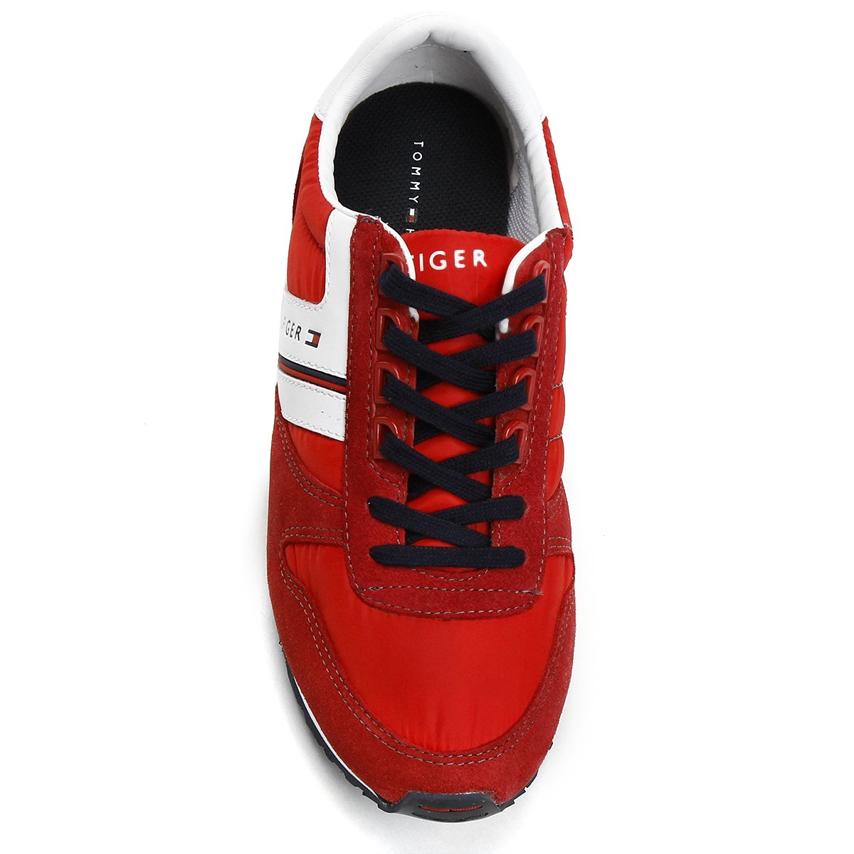 tenis tommy hilfiger masculino vermelho