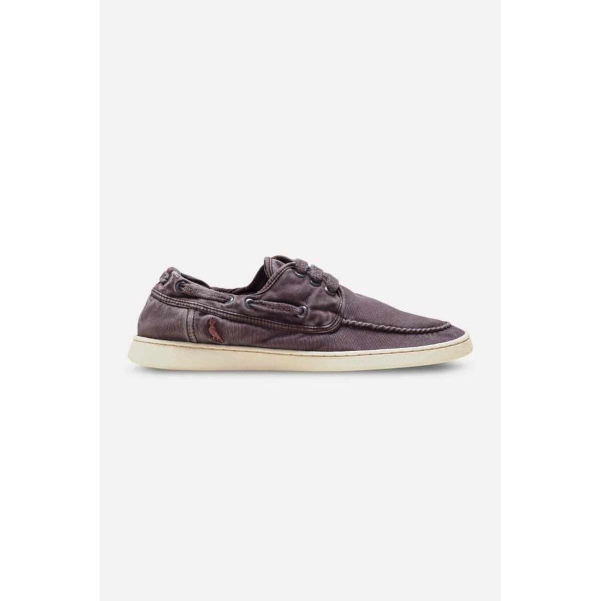 Tenis Top Sider Canvas Reserva - Café Menor preço em Tenis Top Sider Canvas Reserva - Café