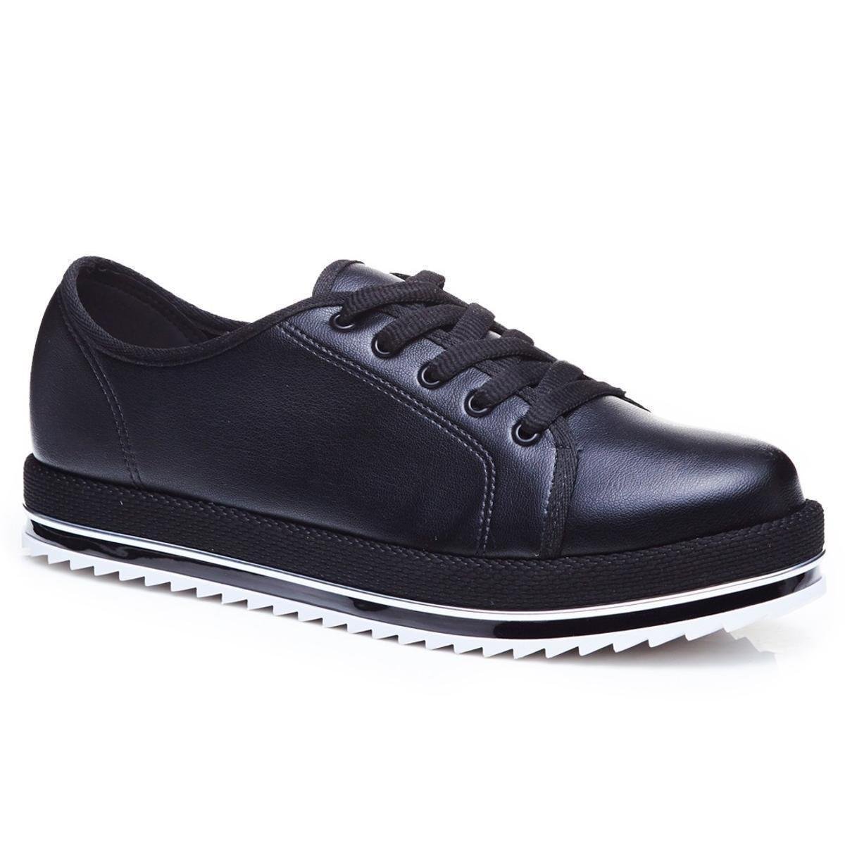 tênis tratorado conforto beira rio preto