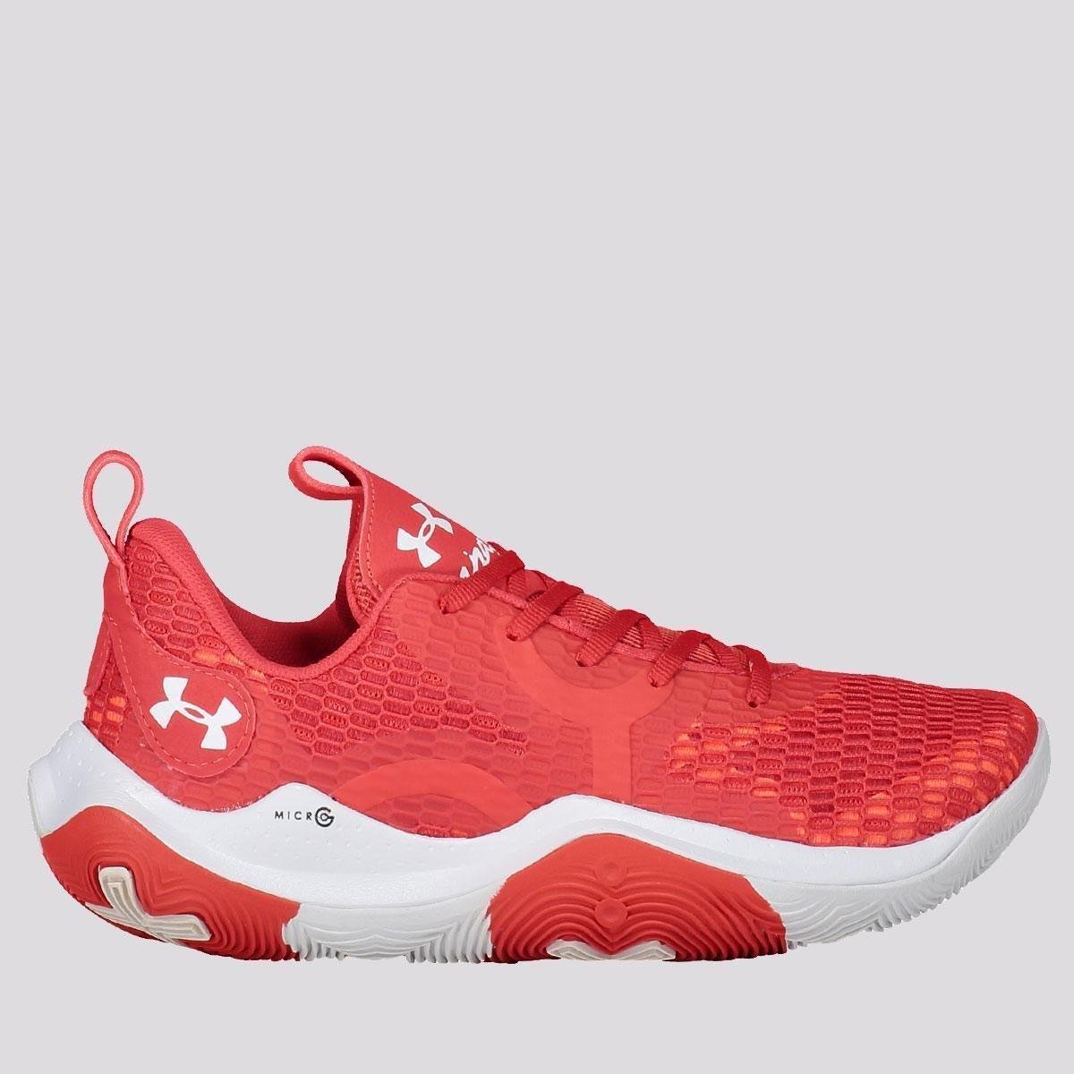 Tênis Under Armour Spawn 3 Vermelho Menor preço em Tênis Under Armour Spawn 3 Vermelho