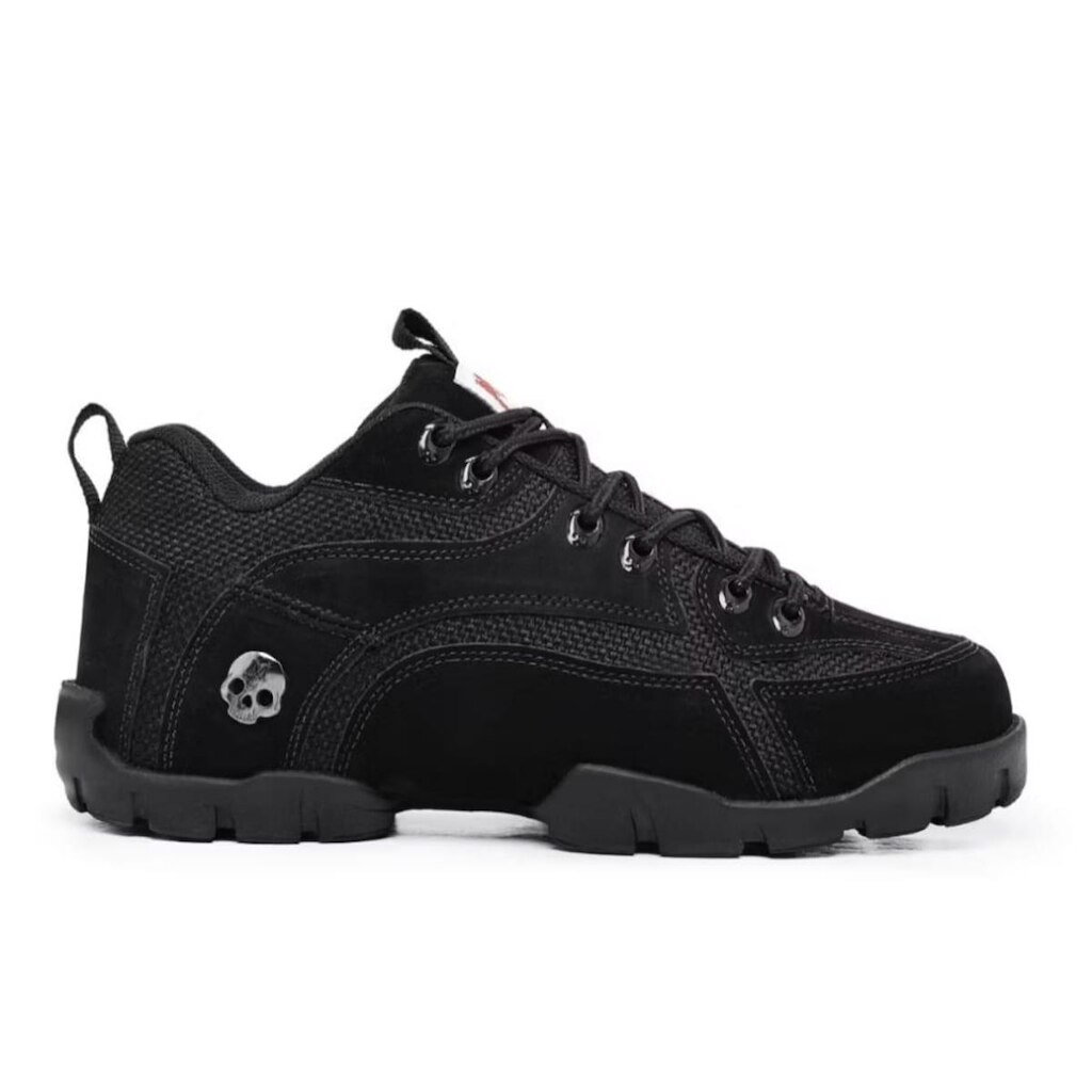 Tenis Unissex Masculino Feminino Casual Preto Liso Leve Confortável