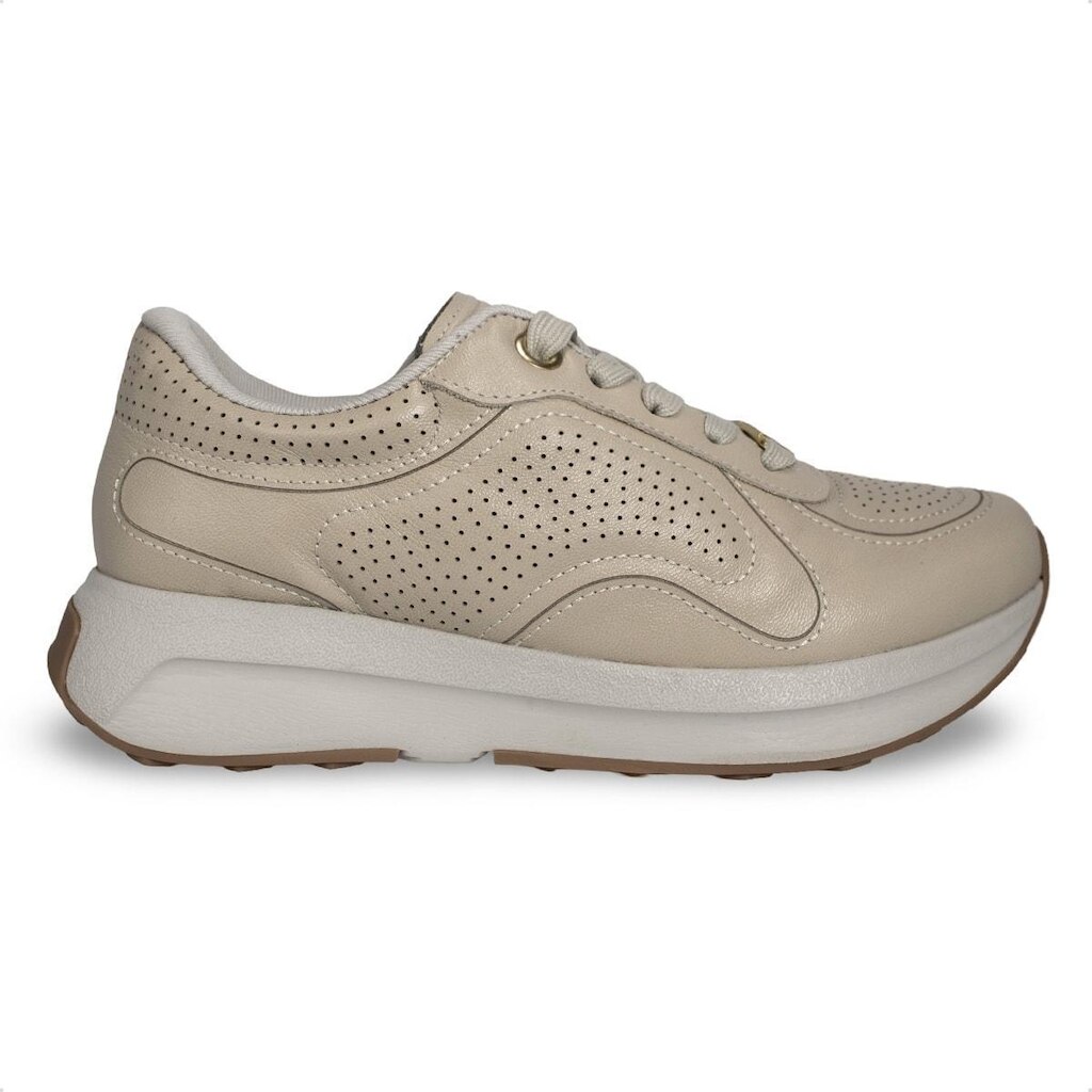 Tênis Usaflex Feminino Couro Casual AK1004