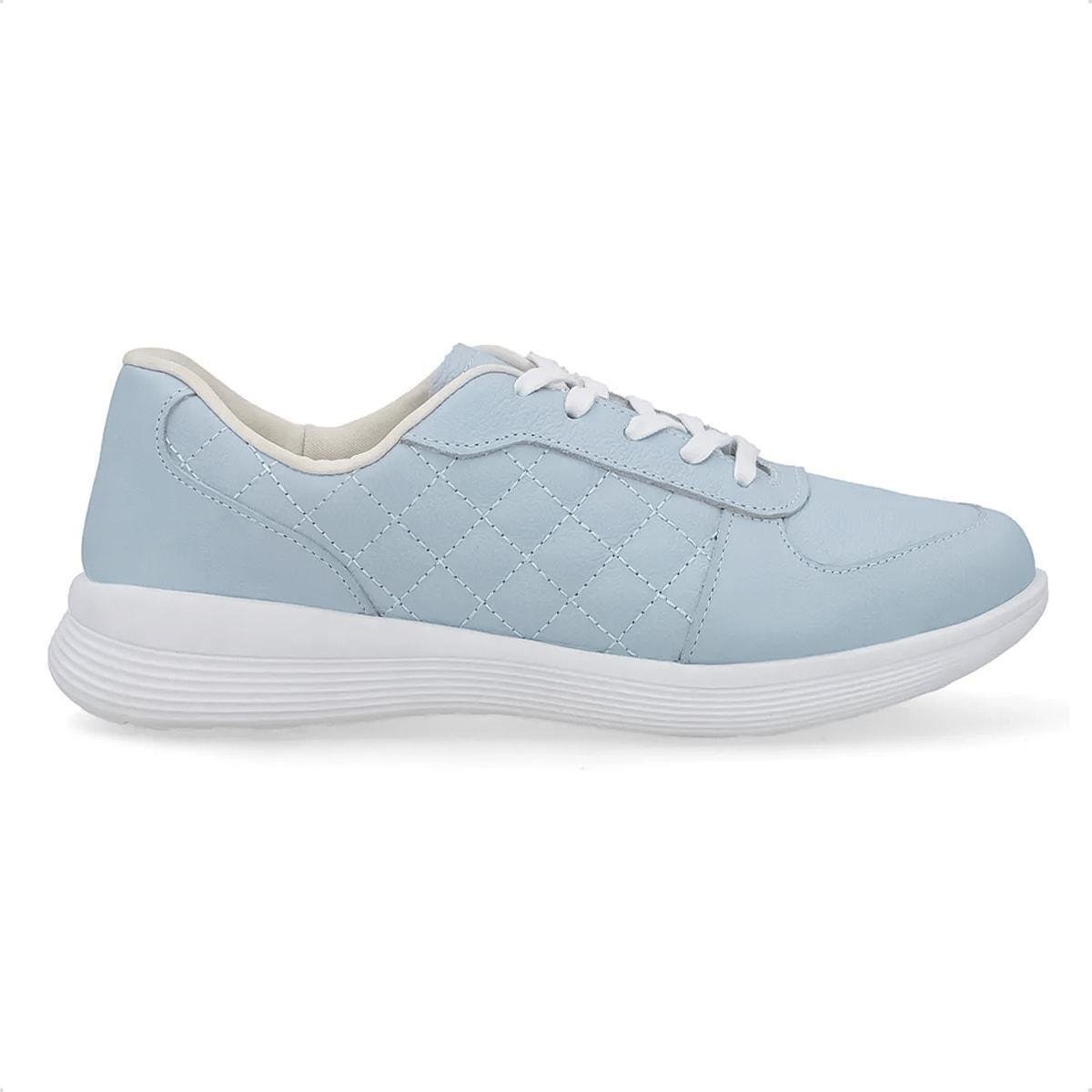 Tênis Usaflex Feminino Matelassê Couro Casual UD02003 Zattini