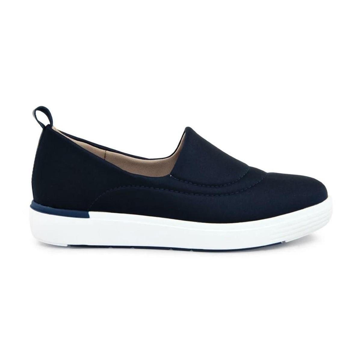 Tênis Usaflex Feminino Slip On Elastano Bordado AC5106DB Menor preço em Tênis Usaflex Feminino Slip On Elastano Bordado AC5106DB