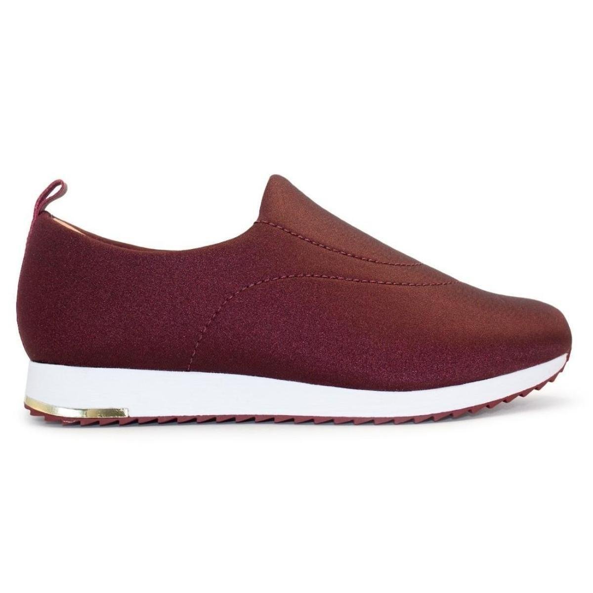 Tênis Usaflex Feminino Slip-On Elastano V9103 Menor preço em Tênis Usaflex Feminino Slip-On Elastano V9103