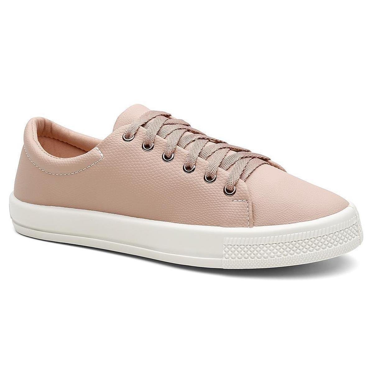 Tênis Valentina Kister Cadarço Conforto Feminino - Rosa | Zattini