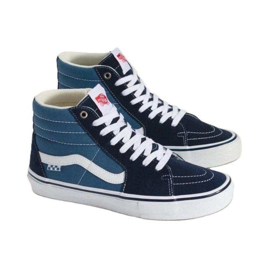 Tênis Vans Skate SK8-Hi Unissex - Navy/White