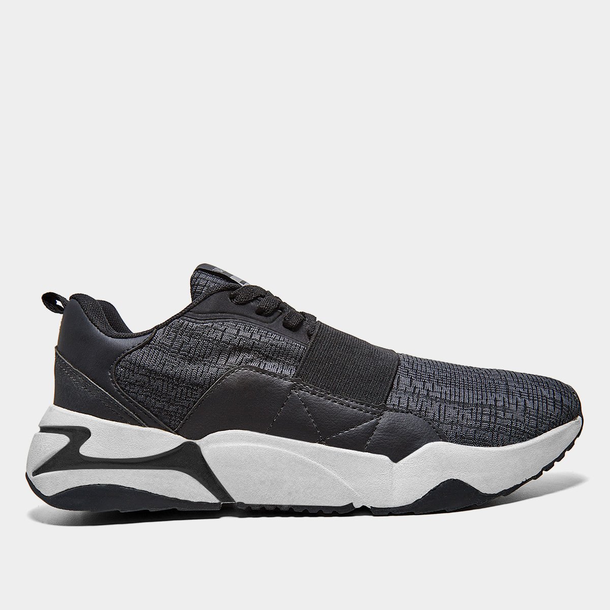 Tênis Vanscy Black Free Elástico Masculino - Preto+Branco é ruim? Tênis Vanscy Black Free Elástico Masculino - Preto+Branco é boa?