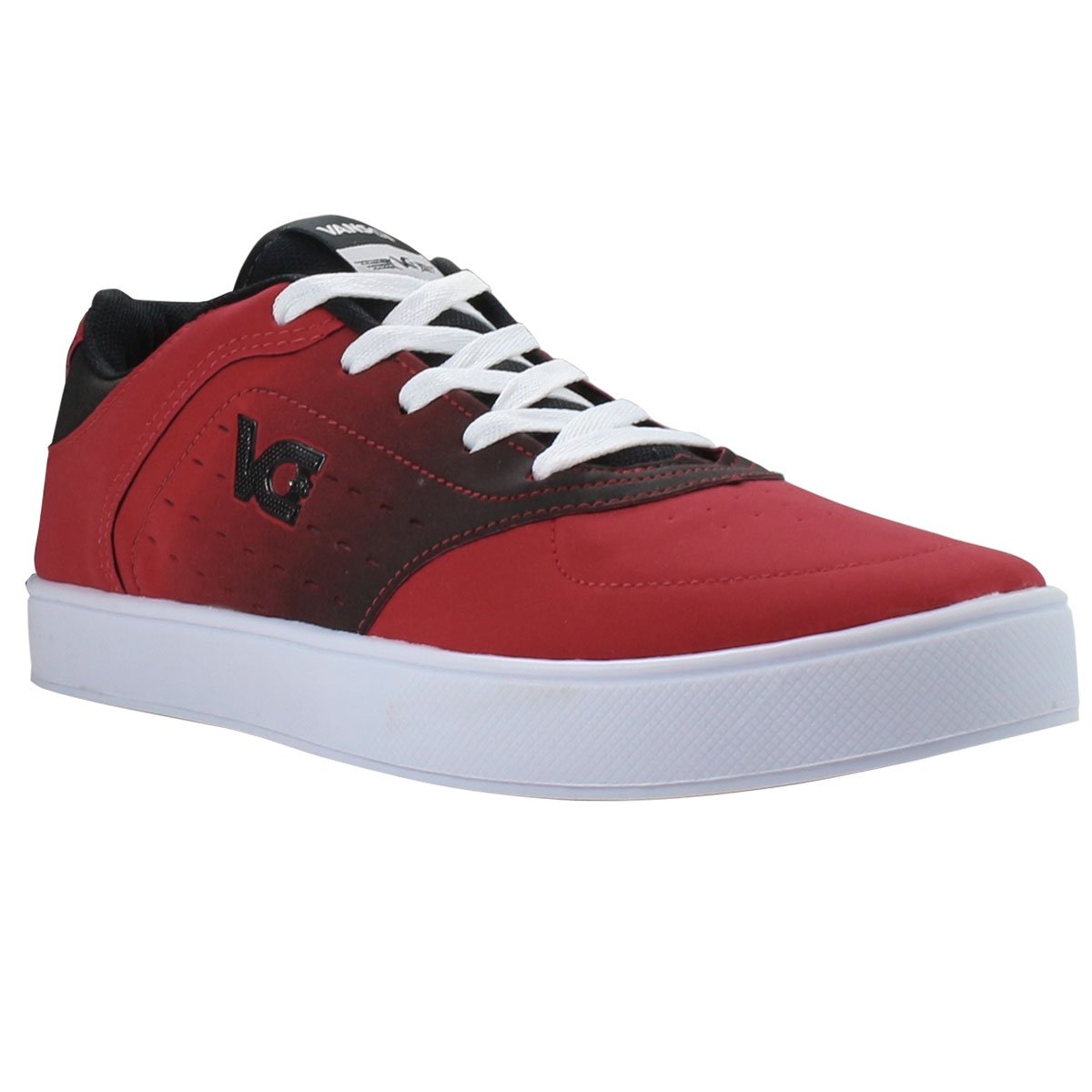 tenis vanscy vermelho cano alto