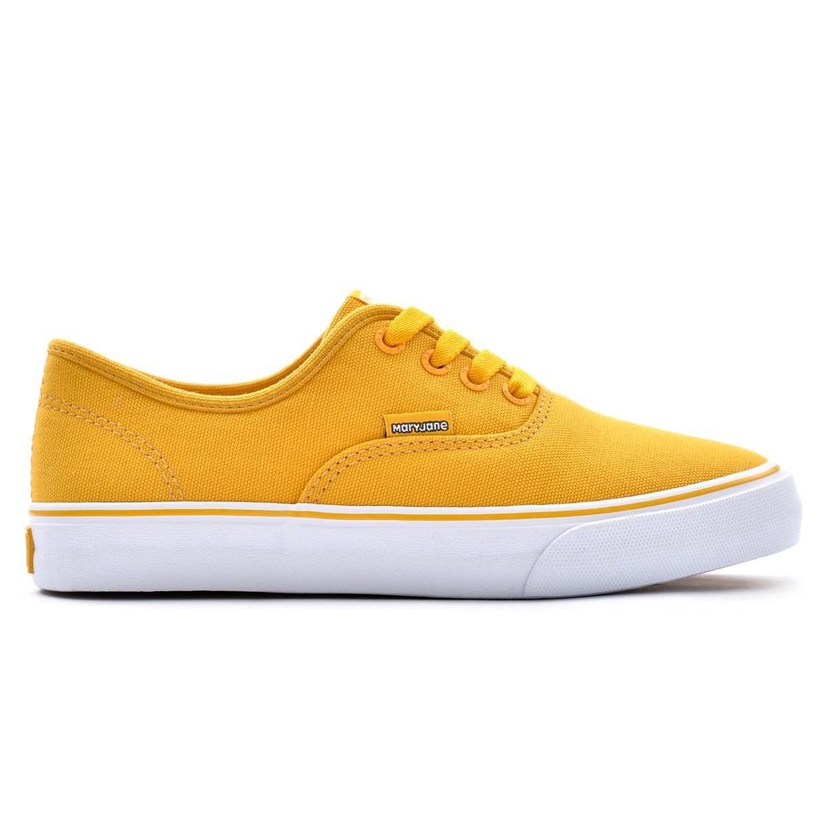 tenis mary jane amarelo