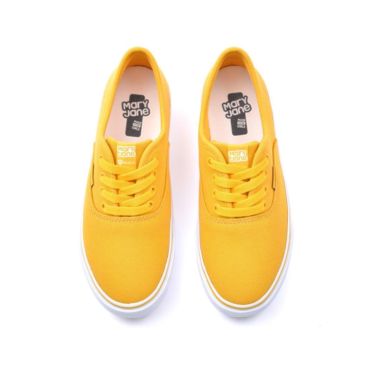 tenis mary jane amarelo