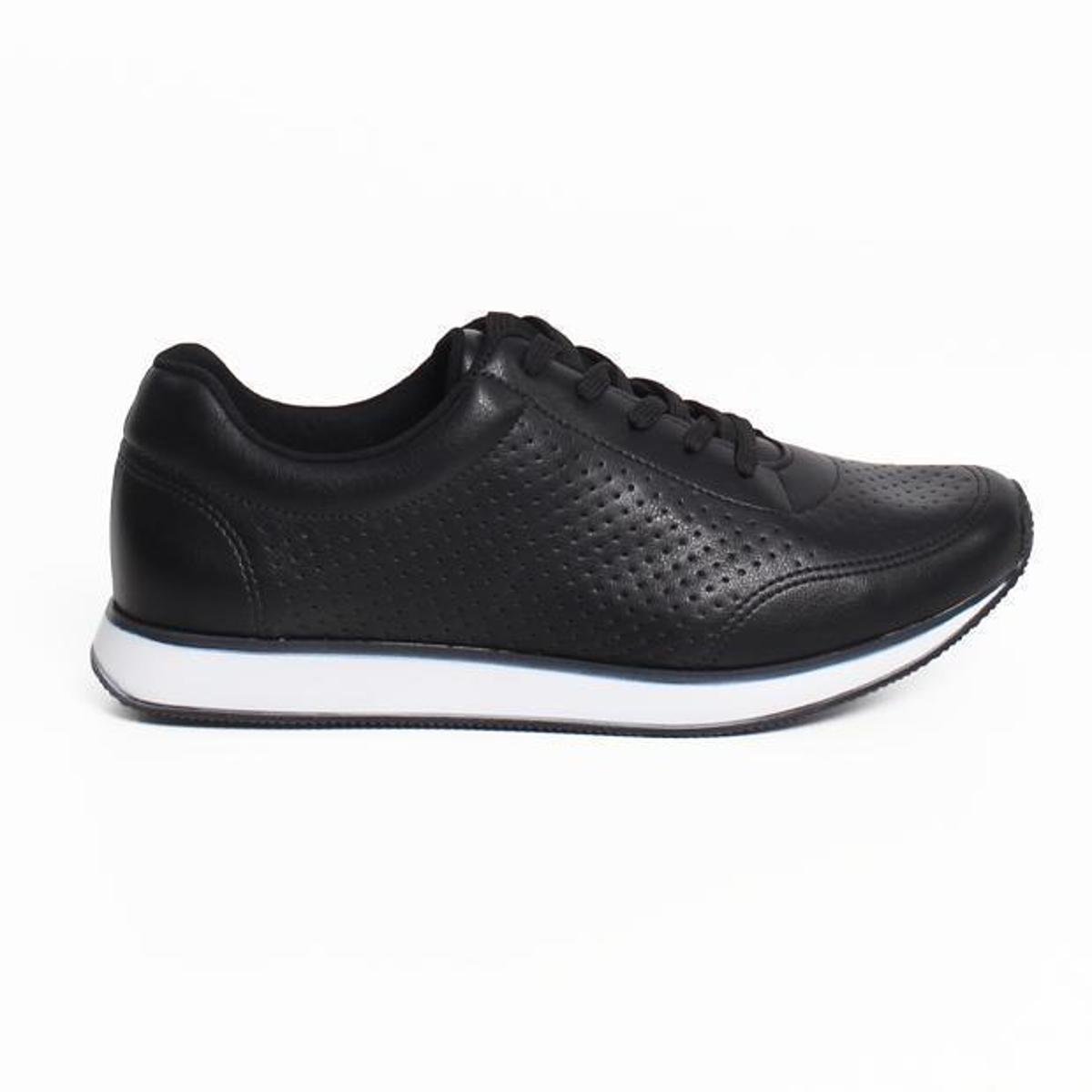 Tênis Via Marte Casual Adulto Feminino - Preto Menor preço em Tênis Via Marte Casual Adulto Feminino - Preto