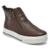 Tênis Via Marte Feminino Cano Alto Ziper Bota Forrado Pelo - Marrom