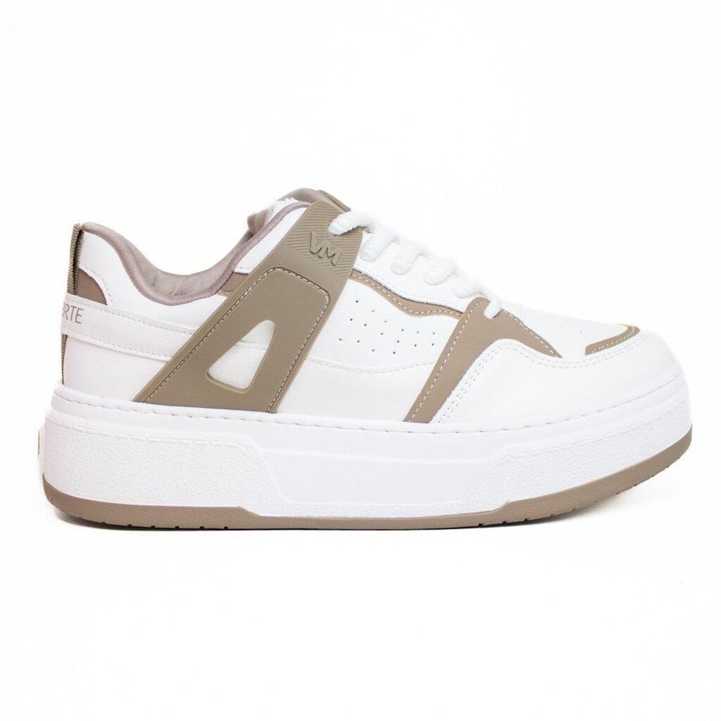 Tênis Via Marte Feminino Plataforma Sneaker 304-001 Casual Confortável e Moderno