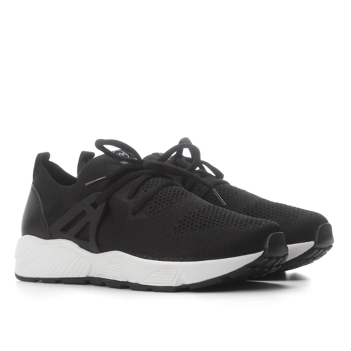 Tênis Via Marte Knit Feminino - Preto Menor preço em Tênis Via Marte Knit Feminino - Preto