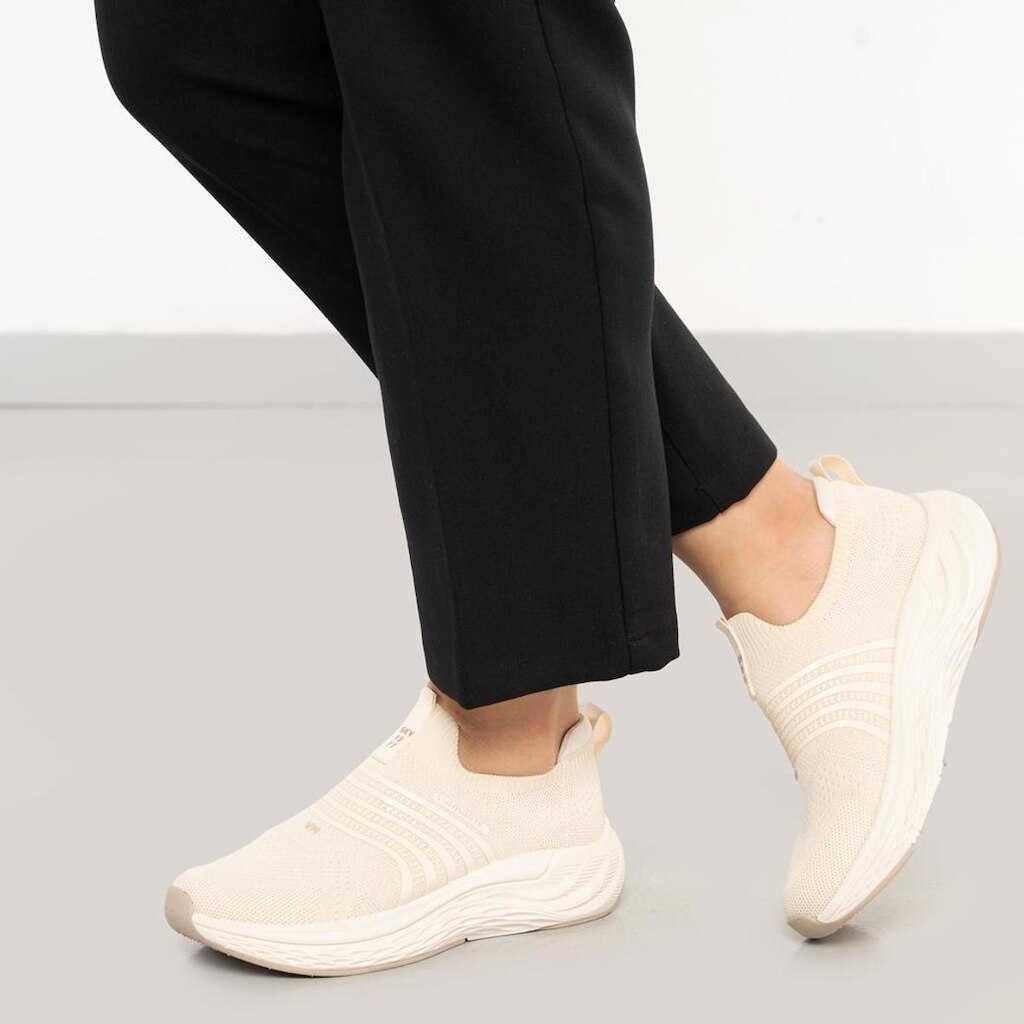 Tênis Via Marte Knit Slip On Feminino