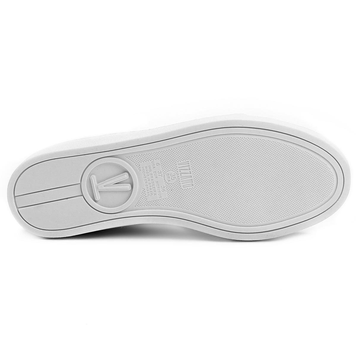 tenis vizzano metal branco