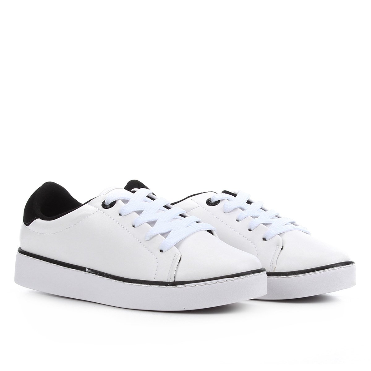 Tênis Vizzano Bicolor Básico Feminino - Branco+Preto é ruim? Tênis Vizzano Bicolor Básico Feminino - Branco+Preto é boa?