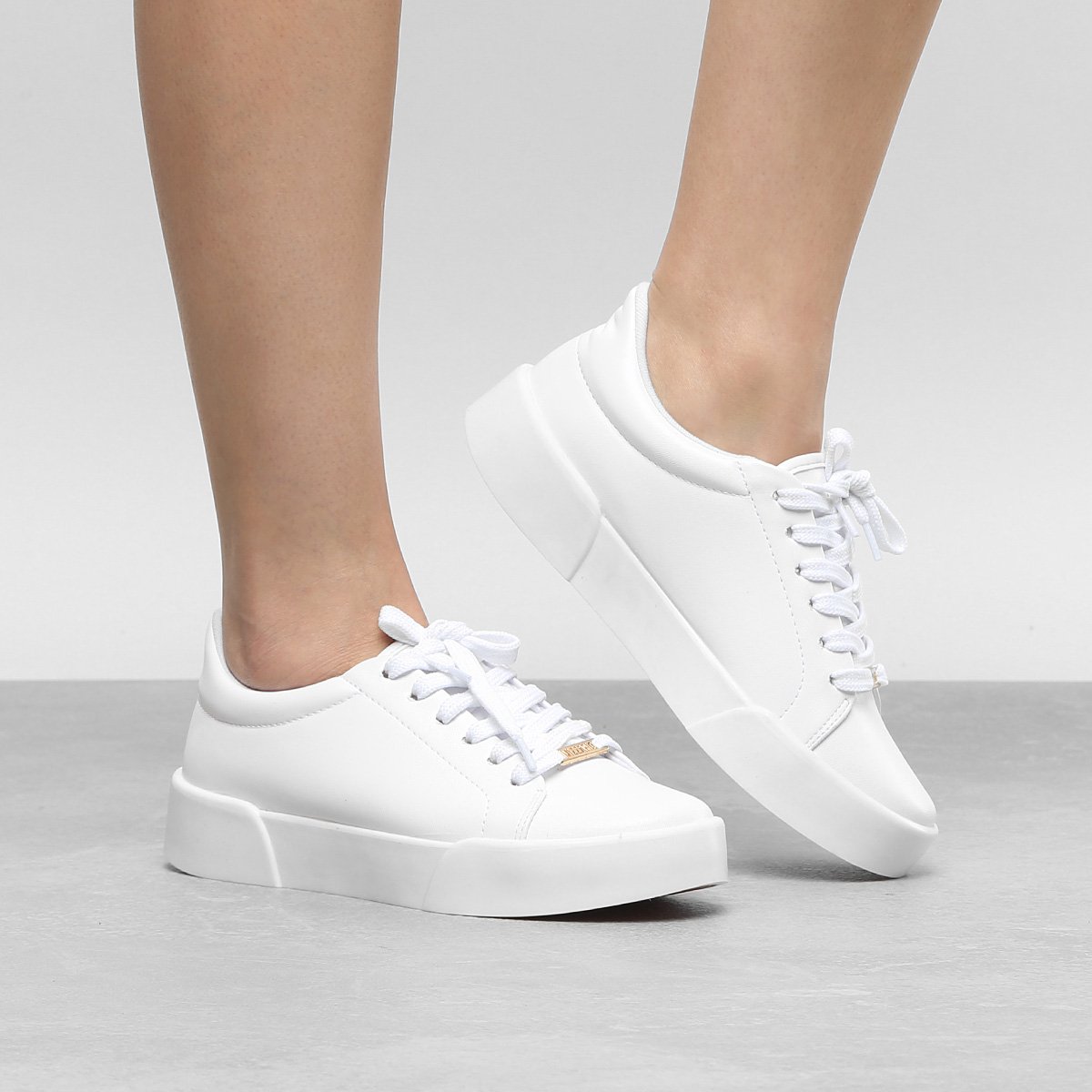 tênis vizzano caixa alta básico feminino