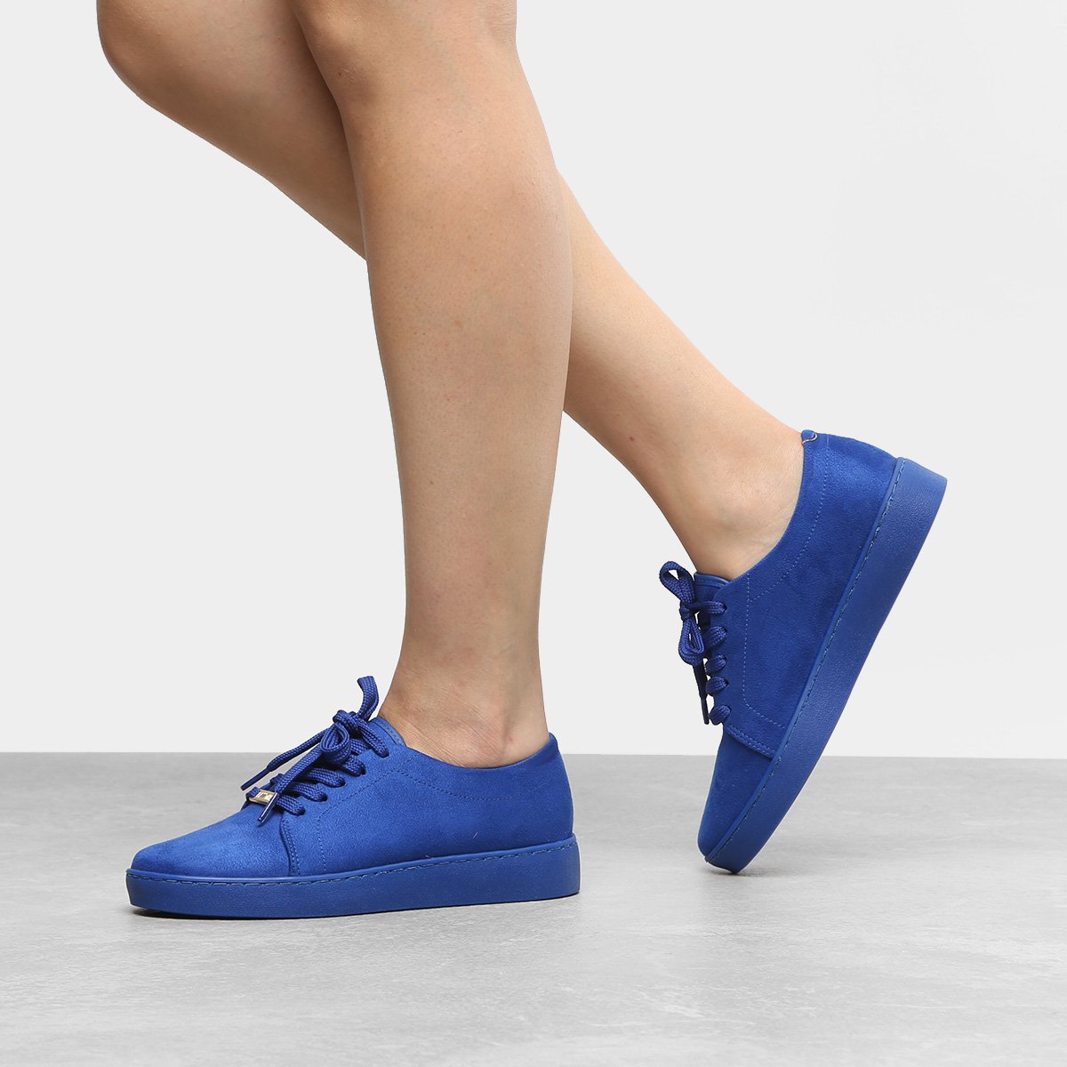 tênis vizzano camurça metal feminino