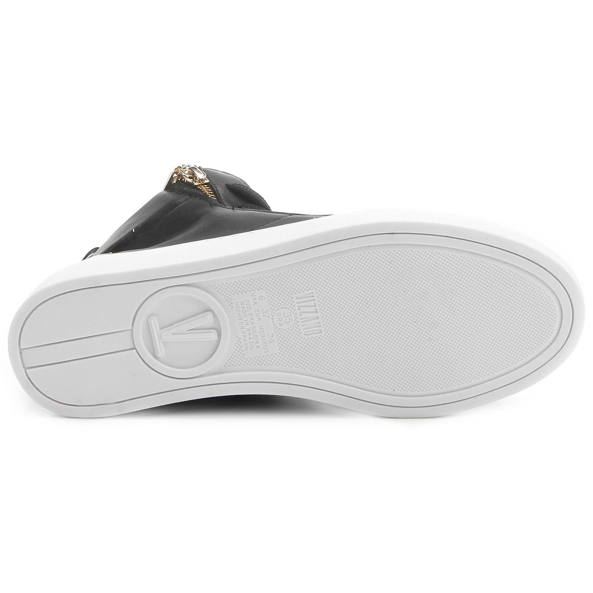 tenis vizzano cano alto ziper