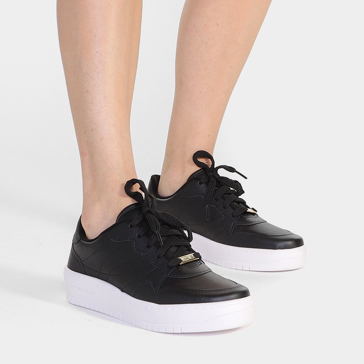 Tênis Feminino Tenis Vizzano Elastico Preto Tênis Vizzano Casual