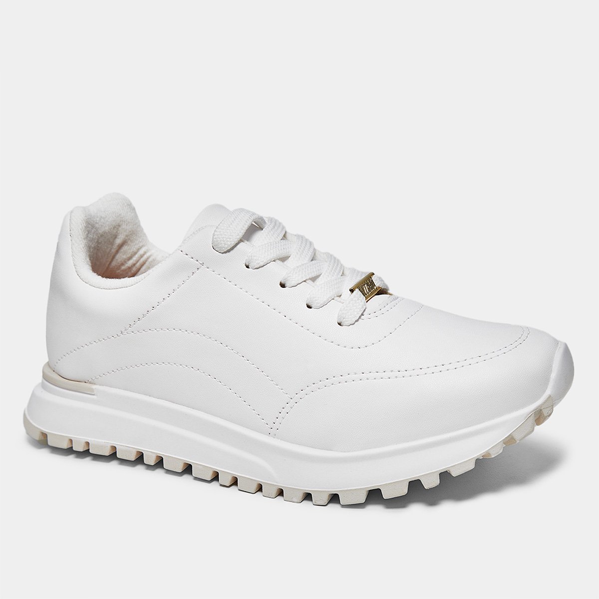Vizzano Branco Tênis Flatform Feminino Vizzano Tênis Vizzano