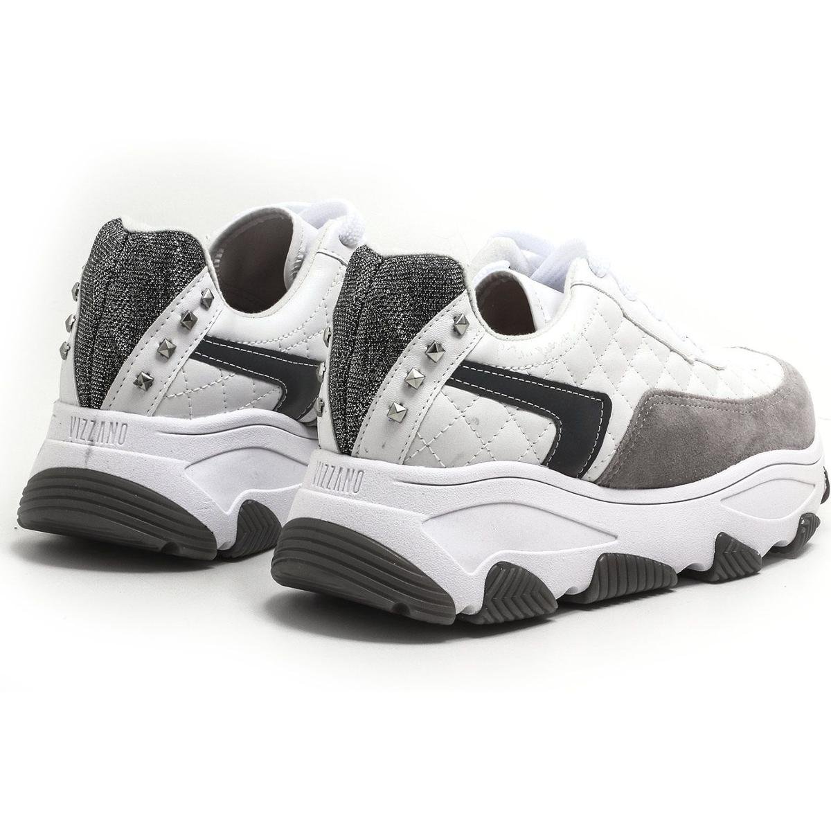 tênis vizzano lettering branco