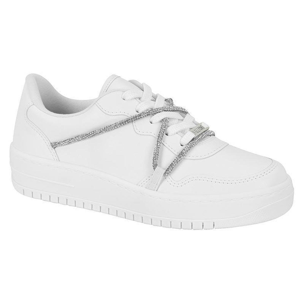 Glitter Tenis Vizzano Branco Com Estrela Tênis Vizzano Casual