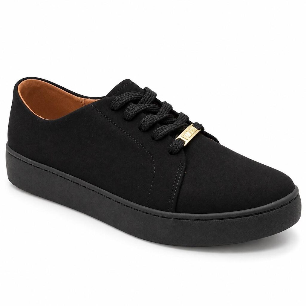 Tenis Vizzano Feminino Casual Camurça Flatform Conforto Macio - Branco - 38