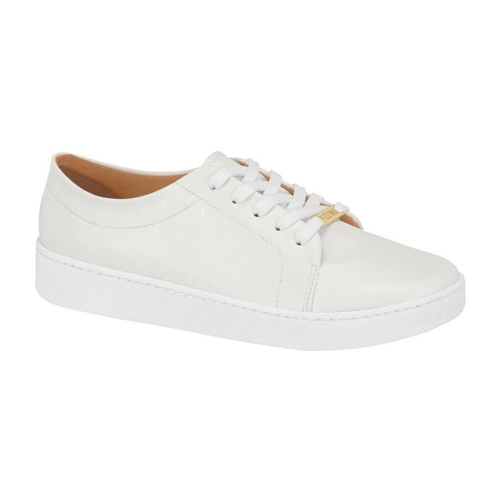 Tenis Vizzano Feminino Casual Camurça Flatform Conforto Macio - Branco - 38
