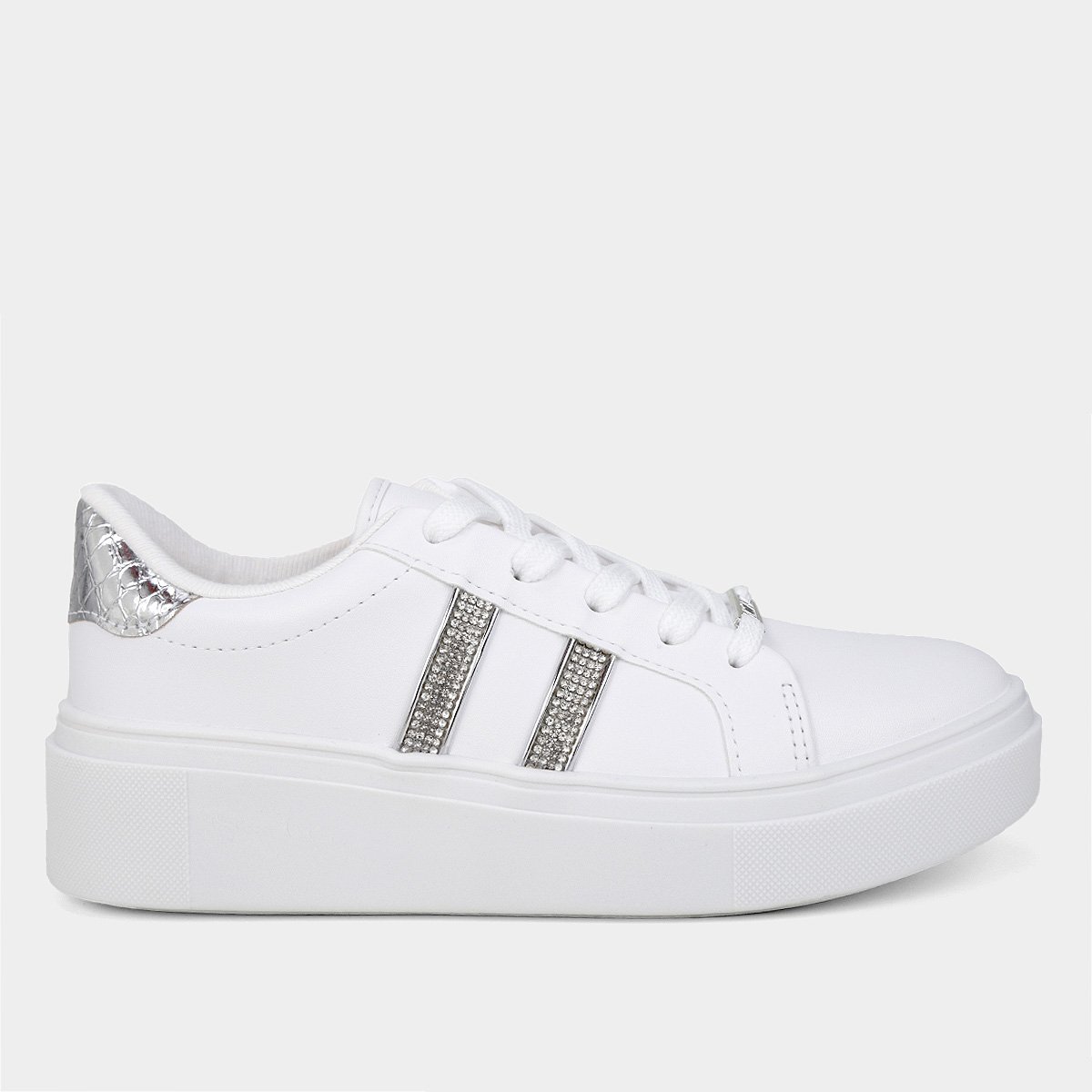 Tênis Vizzano Flatform Strass Feminino Menor preço em Tênis Vizzano Flatform Strass Feminino