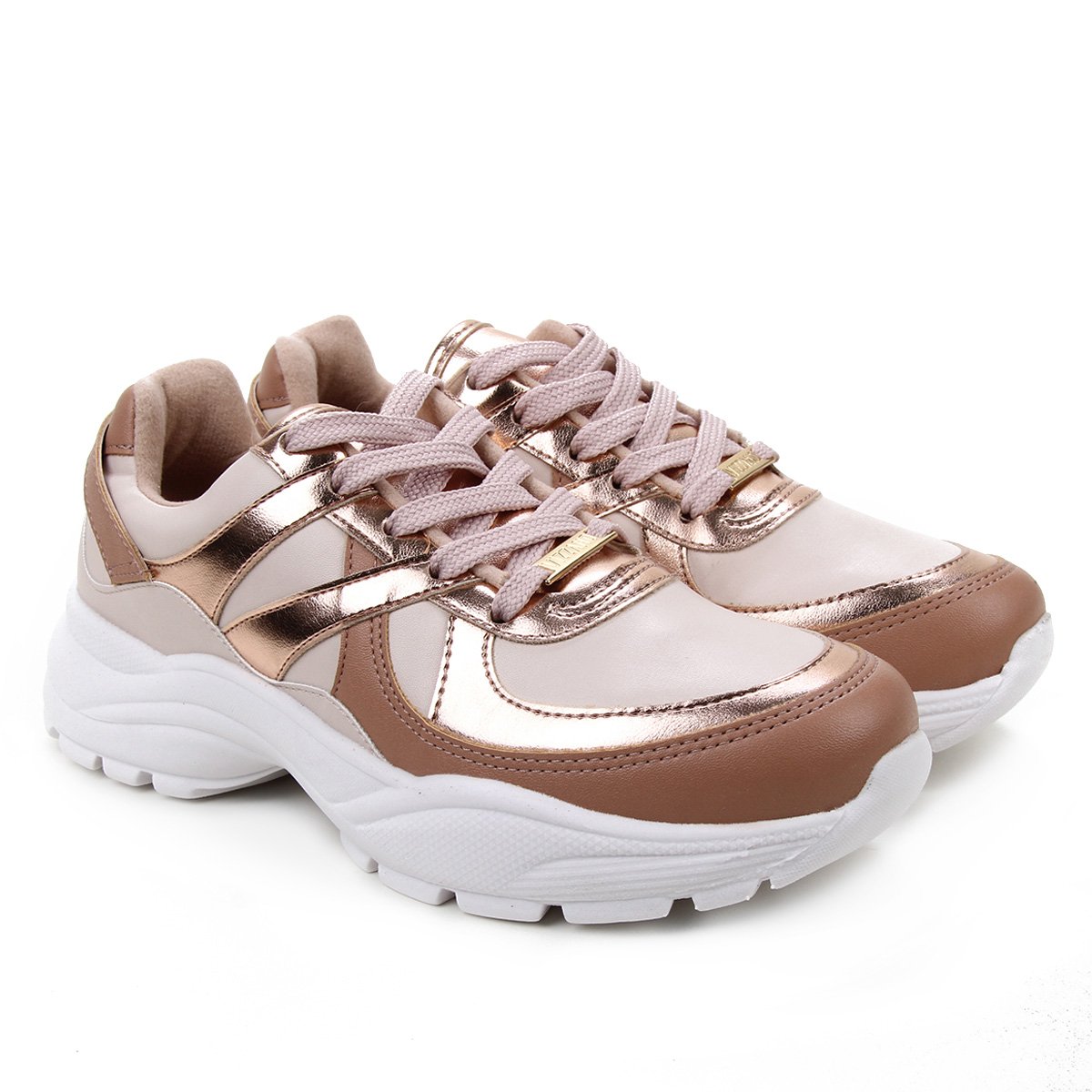 Tênis Feminino Casual Tenis Vizzano Casual Rose Tênis Casual