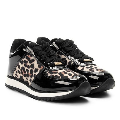 tenis vizzano branco com onça