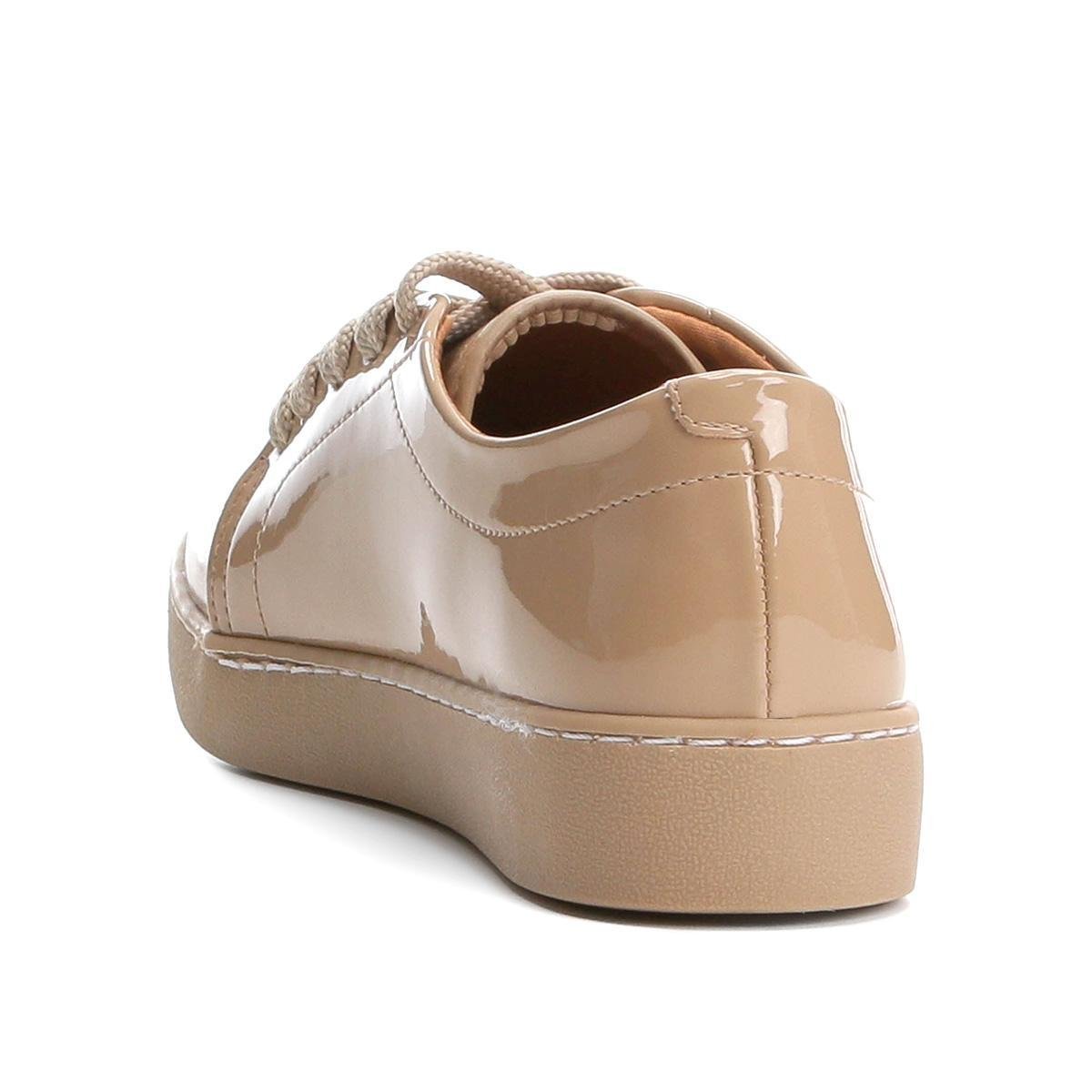 tenis vizzano verniz bege