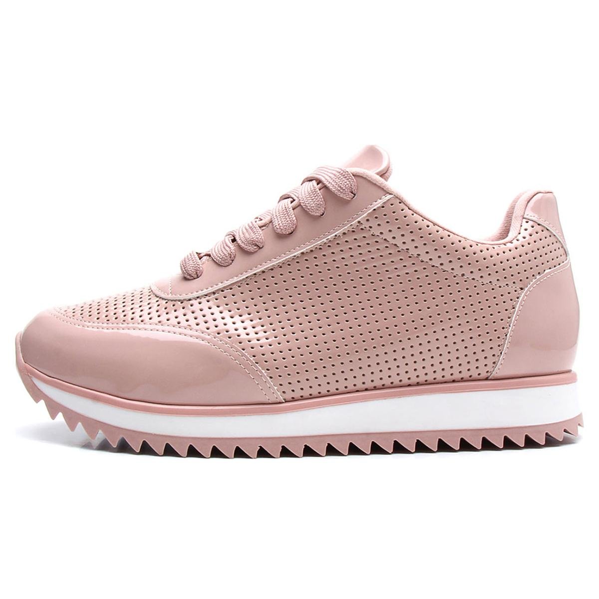 tenis vizzano verniz rosa
