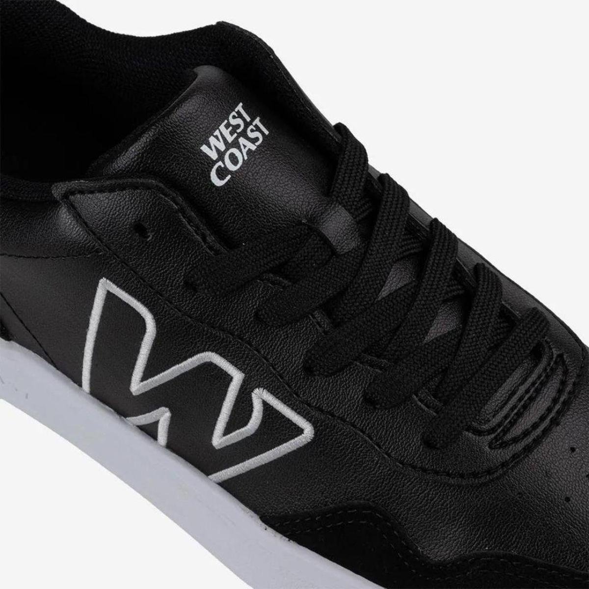 Tênis West Coast WC-80 San Francisco - BLACK/WHITE/WHITE | Zattini