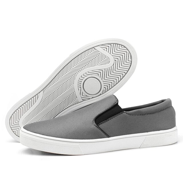 Tênis Yate Masculino Mocassim Slip-on Sapatênis Casual em Lona