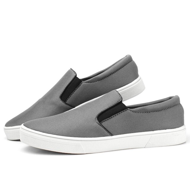 Tênis Yate Masculino Mocassim Slip-on Sapatênis Casual em Lona