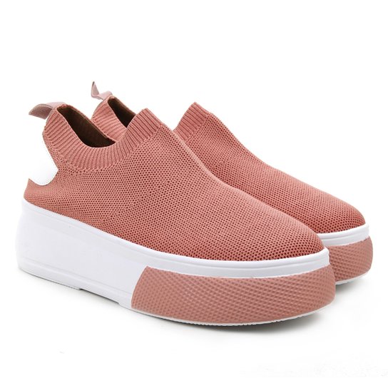 Tênis Zats Flatform Skin Feminino - Nude