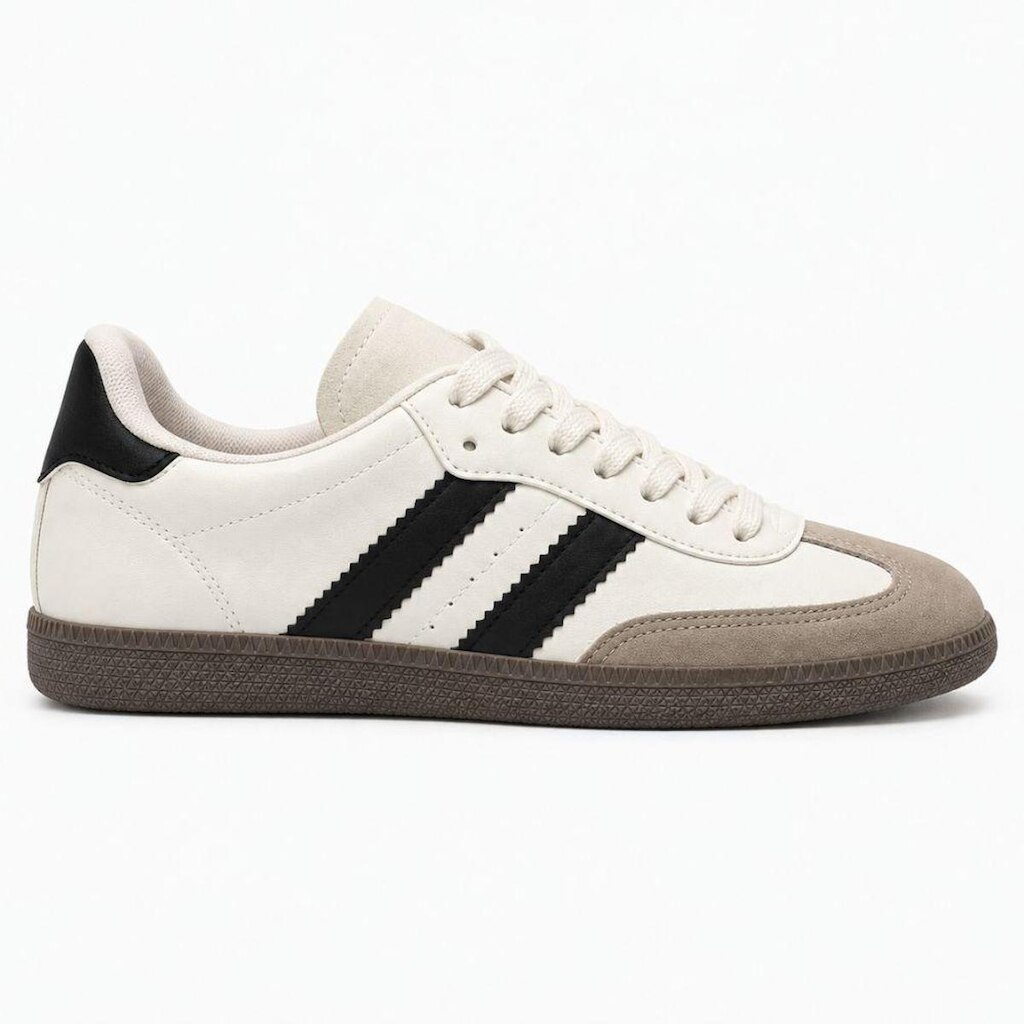Tênis Zatta Casual Duas Listras Andressa Branco Branco 34