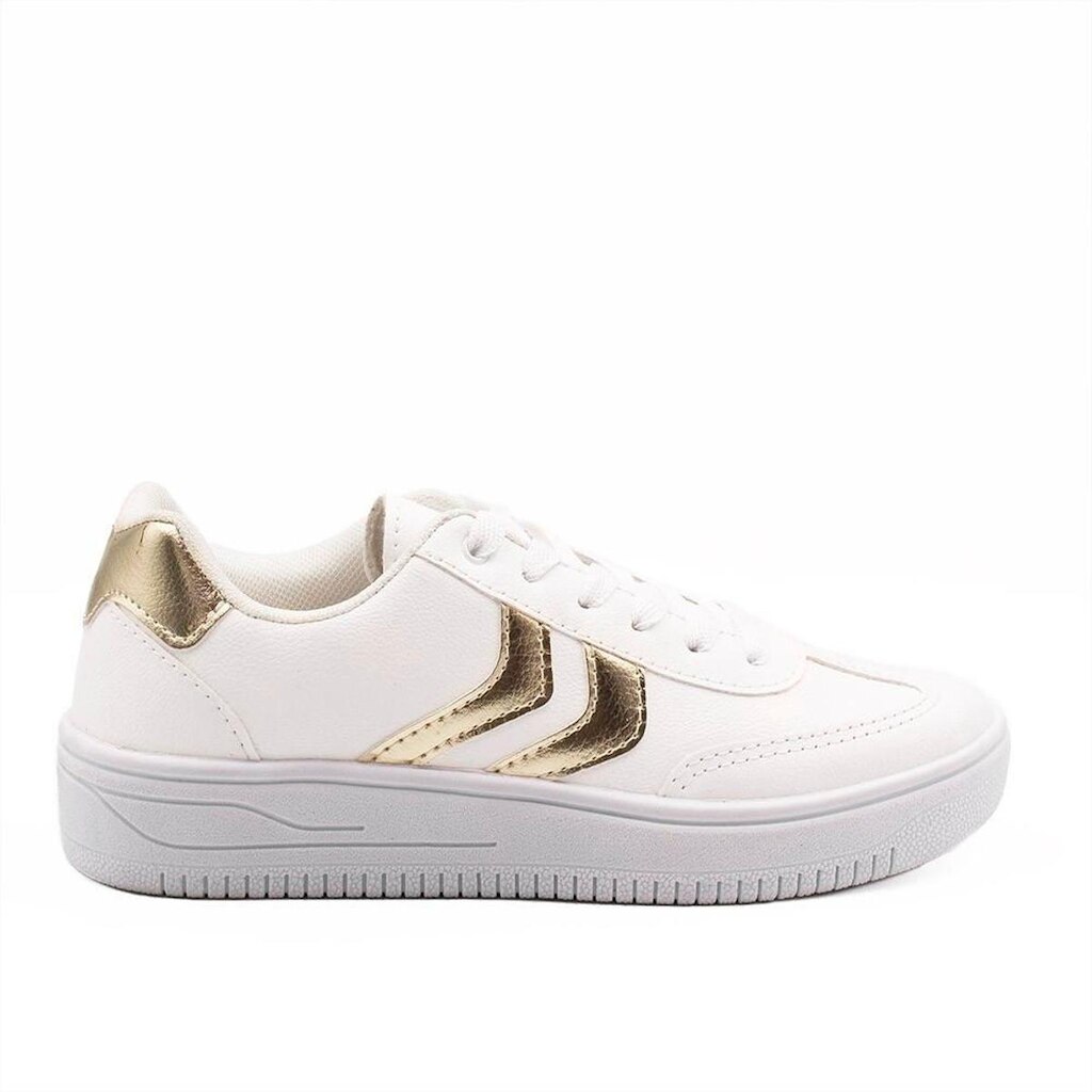 Tênis Zatta Casual Listras Laterais Kalime Branco Branco 35