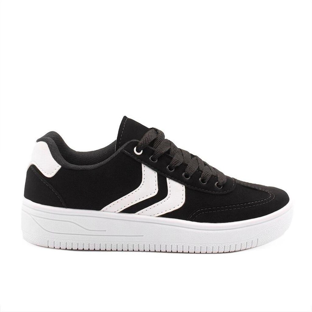 Tênis Zatta Casual Listras Laterias Kalime Preto Preto 39