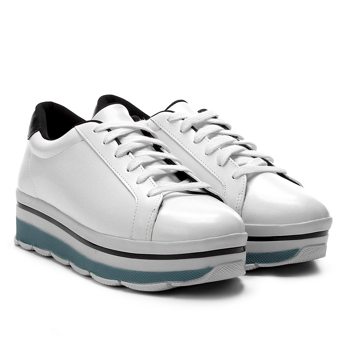 tenis zatz caixa alta branco