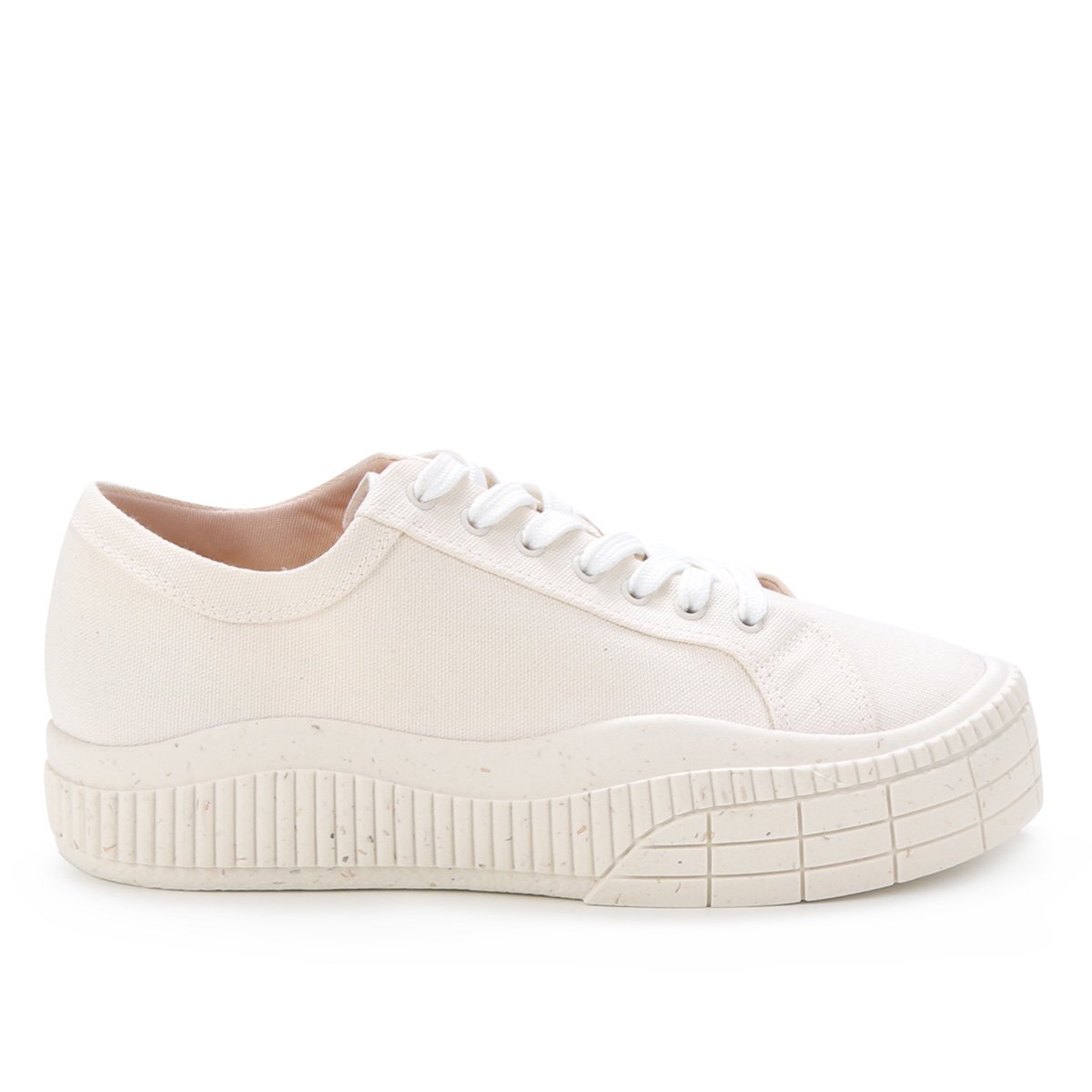 Tênis Zatz Flatform Feminino - Nude Menor preço em Tênis Zatz Flatform Feminino - Nude