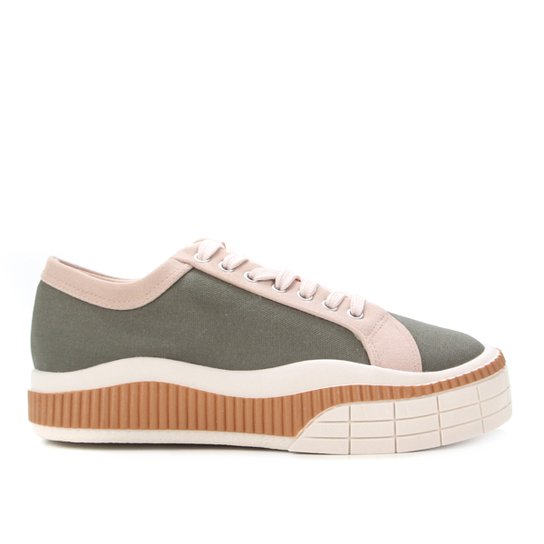 Tênis Zatz Flatform Feminino - Verde Militar