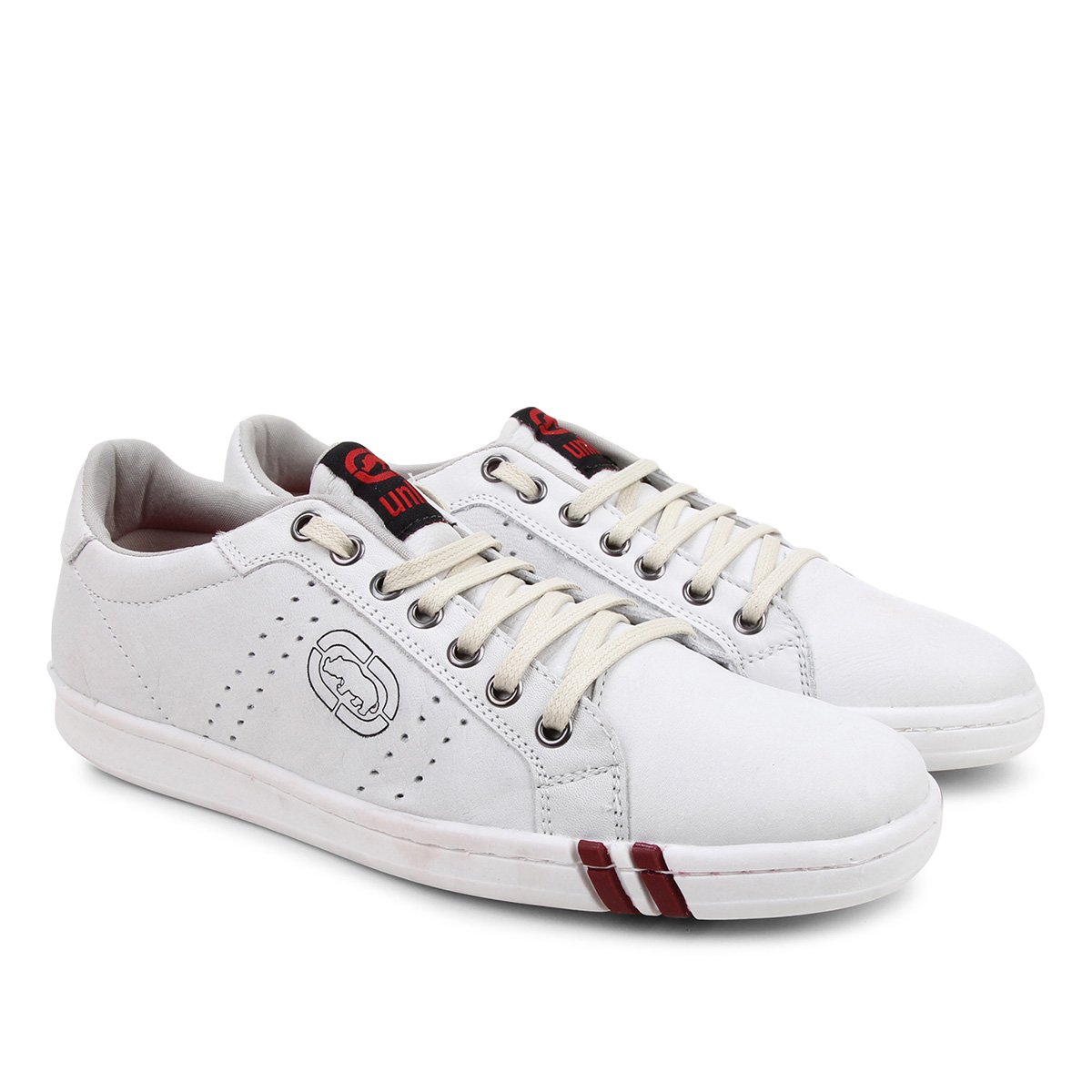 Tênis Couro Ecko Logo Perfuros Masculino - Branco é ruim? Tênis Couro Ecko Logo Perfuros Masculino - Branco é boa?
