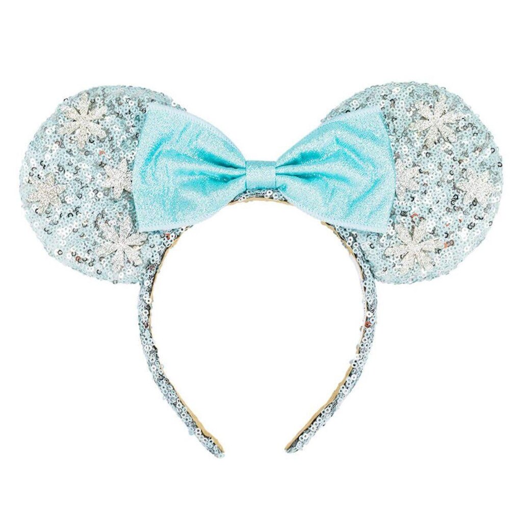 Tiara Orelhas Minnie Laço Azul - Disney